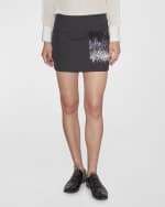 Image 2 of 5: WE-AR4 The Embellished Mini Skirt