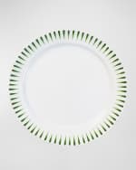Image 1 of 4: Juliska Sitio Stripe Basil Dessert/Salad Plate