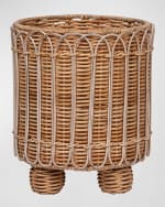 Image 1 of 4: Juliska Provence Rattan 8" Round Planter