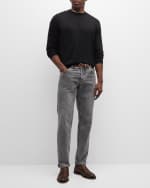 Image 2 of 6: Brunello Cucinelli Men's Wool-Cashmere Crewneck Sweater