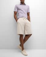 Image 4 of 6: Brunello Cucinelli Men's Travel Drawstring Shorts
