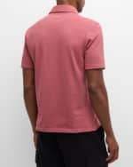 Image 3 of 6: Brunello Cucinelli Men's Cotton Pique Polo Shirt