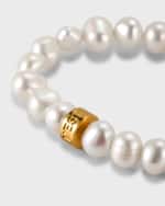 Image 3 of 5: NEST Jewelry Baroque Pearl Stretch Bracelet