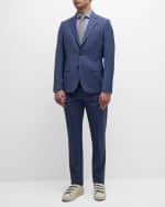 Image 2 of 6: Paul Smith Men's Soho Fit Micro-Houndstooth Suit