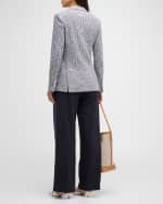 Image 3 of 6: Eleventy Double-Breasted Tweed Blazer