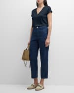 Image 2 of 6: Eleventy Short-Sleeve V-Neck T-Shirt