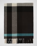 Image 2 of 3: Burberry Men's Jumbo Check Wool Scarf