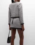 Image 4 of 7: Le Superbe Rosebud Houndstooth Jacket
