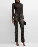 Image 5 of 6: Le Superbe Keith Cheetah Sequin Pants