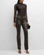 Image 5 of 6: Le Superbe Double Disco Long-Sleeve Mesh Top