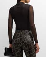 Image 4 of 6: Le Superbe Double Disco Long-Sleeve Mesh Top