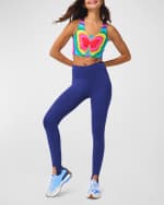 Image 3 of 4: Terez TLC Stirrup Leggings