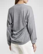 Image 5 of 5: Plan C Light Cashmere Knit Sweater