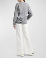Image 4 of 5: Plan C Light Cashmere Knit Sweater