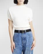 Image 3 of 6: Plan C Mock-Neck Knit Top