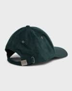Image 2 of 2: Paul Smith Men's Corduroy and Twill 6-Panel Baseball Cap