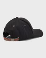 Image 2 of 2: Paul Smith Men's Shadow Striped Baseball Cap