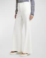 Image 2 of 6: Plan C Mid-Rise Straight-Leg Crepe Pants