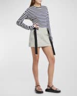Image 2 of 6: Plan C Riga Marinaio Striped Jersey Long-Sleeve Shirt