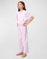 Image 2 of 3: Molo Girl's Ritza Puff Sleeve Shirt, Size 8-12