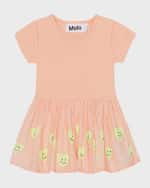 Image 1 of 2: Molo Girl's Carin Combo Dress, Size 6M-2