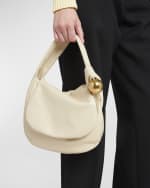 Image 2 of 6: Jil Sander Sphere Flat Napa Leather Shoulder Bag