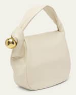 Image 4 of 6: Jil Sander Sphere Flat Napa Leather Shoulder Bag