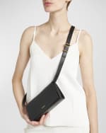 Image 3 of 6: Jil Sander All Day Buckle Lizard-Print Shoulder Bag