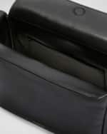 Image 5 of 6: Jil Sander XS Fold-Over Flap Leather Shoulder Bag