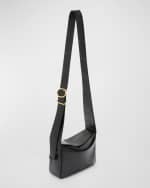 Image 4 of 6: Jil Sander XS Fold-Over Flap Leather Shoulder Bag