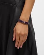 Image 2 of 5: Sydney Evan 14k Yellow Gold Diamond Spacer and Amethyst Bead Bracelet