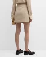 Image 4 of 6: Max Mara Nuoro Tailored Mini Skirt