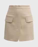 Image 1 of 6: Max Mara Nuoro Tailored Mini Skirt