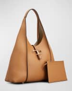 Image 2 of 3: Tod's Medium T Timeless Hobo Bag