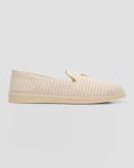 Image 1 of 6: Prada Saint Tropez Cotton Slip-On Sneakers