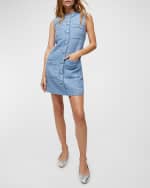 Image 2 of 5: Veronica Beard Laurel Tweed Mini Shift Dress