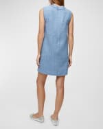 Image 3 of 5: Veronica Beard Laurel Tweed Mini Shift Dress