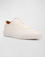Image 5 of 6: Moncler Men's Monclub Calfskin Low-Top Sneakers