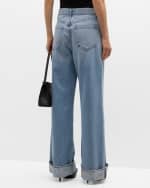 Image 4 of 6: AGOLDE Dame High Rise Wide-Leg Jeans