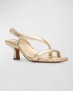 Image 5 of 6: Vince Coline Slingback Padded Leather Sandals