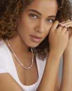 Image 2 of 5: LAGOS Sterling Silver Pink Caviar 5mm Rope Necklace