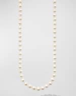 Image 1 of 5: LAGOS Sterling Silver and 18K Luna Pearl Small Strand Necklace