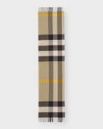 Image 2 of 3: Burberry Jumbo Check Wool Scarf