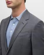 Image 4 of 6: ZEGNA Men's Two-Tone Plaid Wool Suit