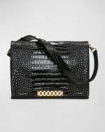 Image 1 of 4: Victoria Beckham Jumbo Chain Pouch Clutch Bag