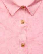 Image 3 of 3: Versace Girl's Barocco Silk Twill Dress, Size 4-6