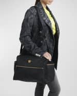 Image 2 of 6: Versace Barocco Jacquard Diaper Shoulder Bag