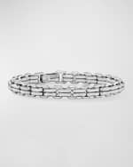 Image 1 of 3: David Yurman Men's Streamline Double Heirloom Link Bracelet in Silver, 8mm