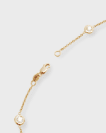 Image 3 of 5: Roberto Coin 18K Yellow Gold Diamond 13 Station Necklace