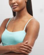 Image 5 of 5: Roberto Coin Love in Verona 18k Diamond Huggie Hoop Earrings, 15mm